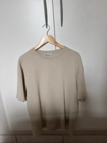 Camisa Zara bege