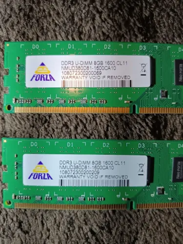 Memória DDR3 16GB (2x8GB) 1600