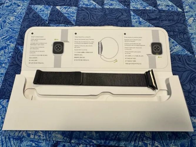 Pulseira Milanese Loop original Apple Watch, 45mm