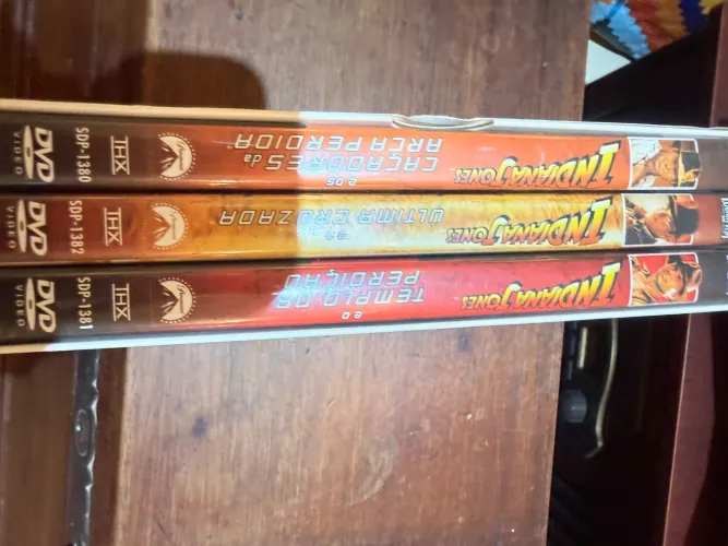 Coleção Indiana Jones DVD Original Paramount - 3 Filmes