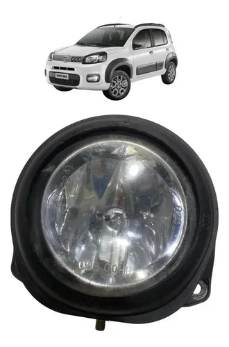 Farol De Milha Fiat Uno Way 2015 C/ Detalhe 51741266 Prateado