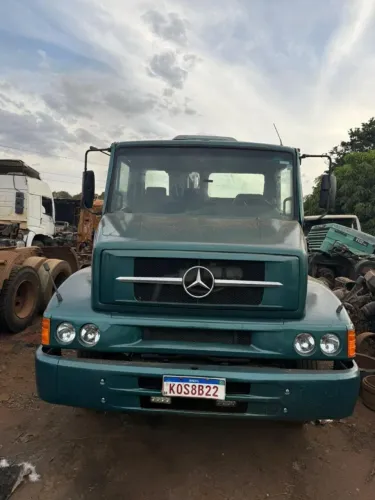 Caminhão Munck, MB 1418, Ano 2003, Munck IMAP 20, Cap. 20T/MT