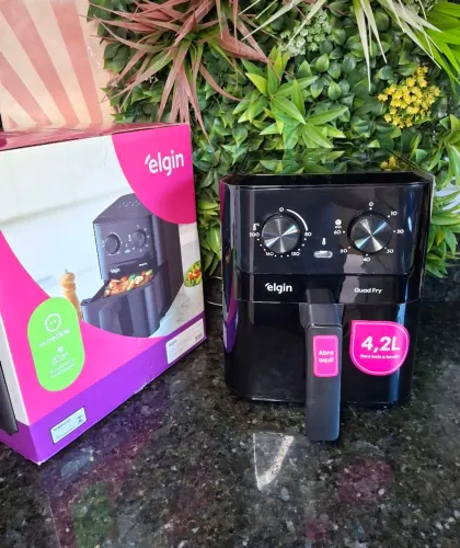Air Fryer Elgin 4,2L 1400W | Produto Novo | Fritadeira Pronta Entrega
