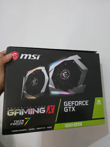Placa de Vídeo gtx 1660 super msi gaming rgb