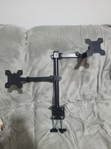 Suporte Duplo Articulado Mesa Para 2 Monitores VESA Kabum