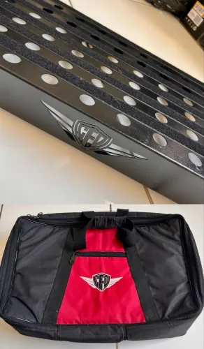 Pedalboard e Bag CreationFD 50x30 CFD Guitarra Contra Baixo