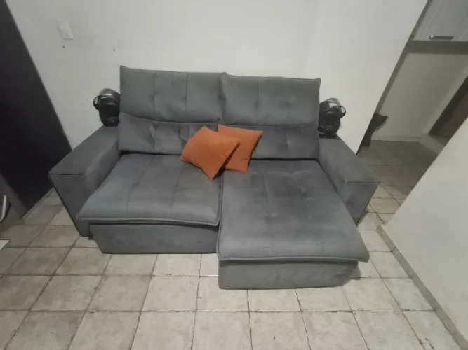 URGENTE VENDO SOFÁ RETRÁTIL 2 LUGARES  