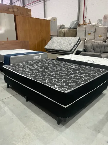 Cama Box  Casal Conjugada Ortopédico Colchão dos Sonhos !!