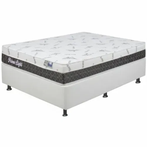 Colchão Casal Prime Molas Ensacadas + Base Box - Entrega Rápida