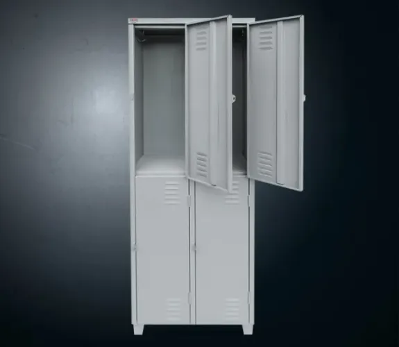 Armário de Aço Roupeiro 04 Portas Grandes Novo Frete Gratis