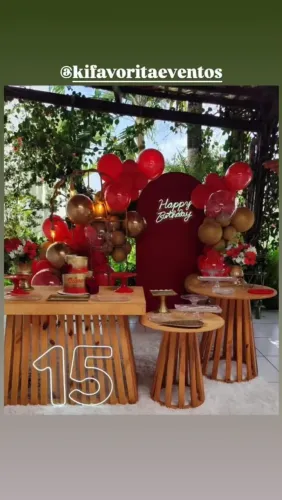 Decoração de festas