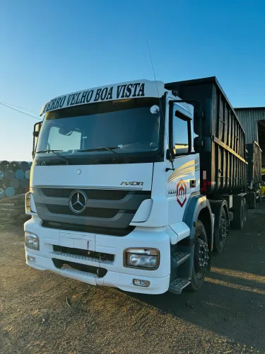 MERCEDES-BENZ AXOR 2019 - 4º EIXO - EQUIPADO PARA RECICLAGEM ?