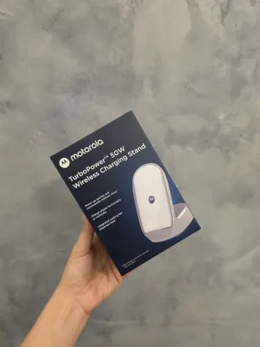 Carregador Motorola sem fio indução wireless 50W - Novo