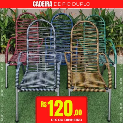 Cadeira De Fio Duplo Reforçada