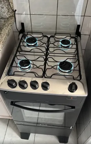 Fogão 4 Bocas Inox NOVÍSSIMO - Entrego !