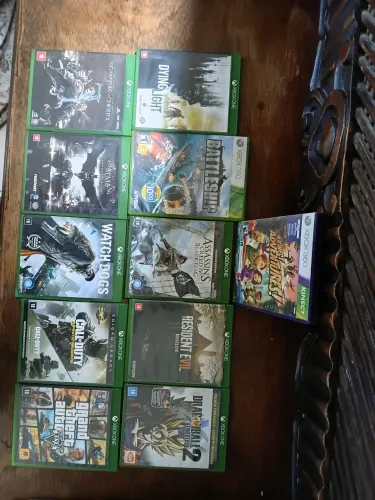 Jogos de X BOX ONE e 360, originais