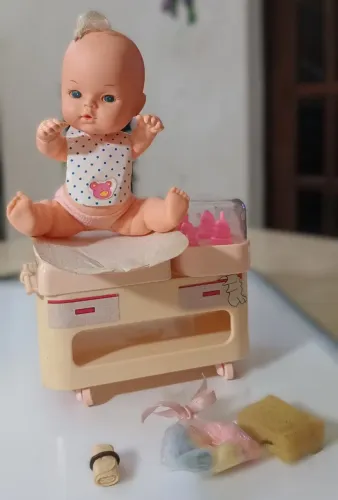 Boneca Chuquinha Estrela Pesando na Balancinha + acessórios Item colecionável Vintage 1988