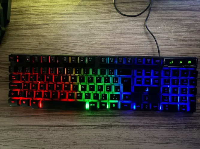 Teclado full retroiluminado