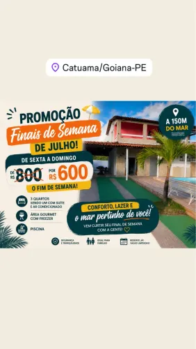 Casa de praia em catuama (ponta de pedras)