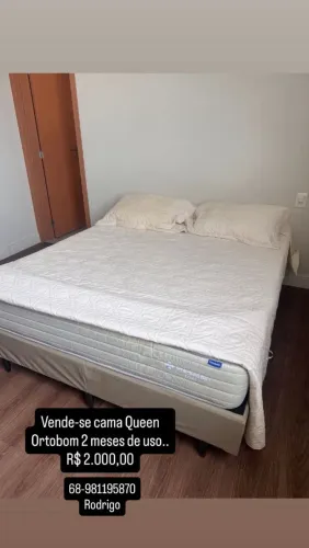 Colchão + box ortobom Queen