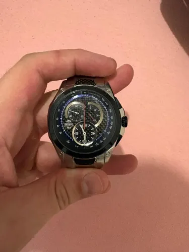Relógio Orient Speedtech Chronograph (REF.: KT00001B P1SX) - Detalhes em fibra de carbono