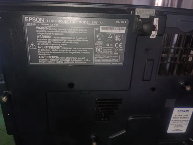 Projetor Epson powerlite 5+