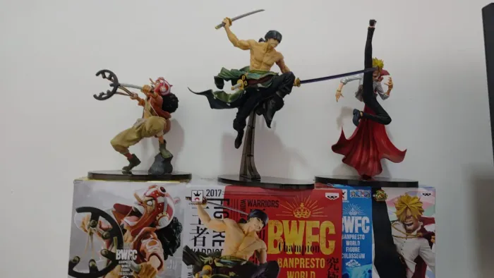 ZORO, USOPP E SANJI - One piece World Figure Colosseum serie  Bwfc