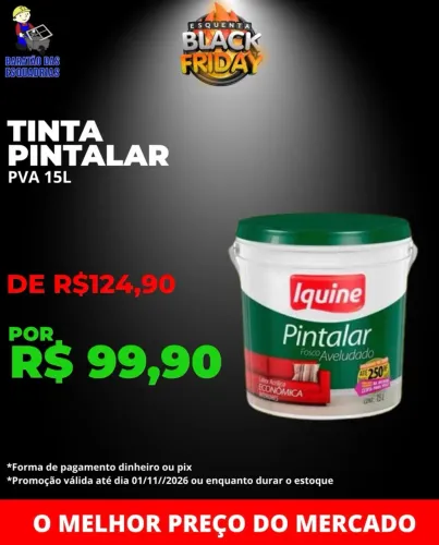 TINTA IQUINE PINTALAR 15L - PROMOÇÃO!!!