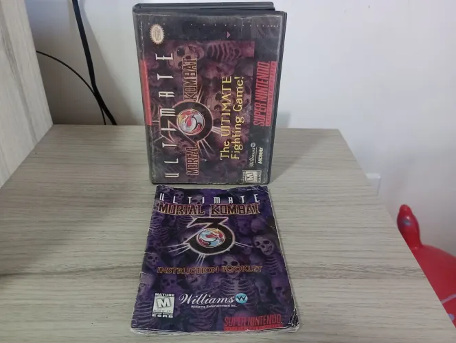 Manual Original Mortal Ultimat e caixa