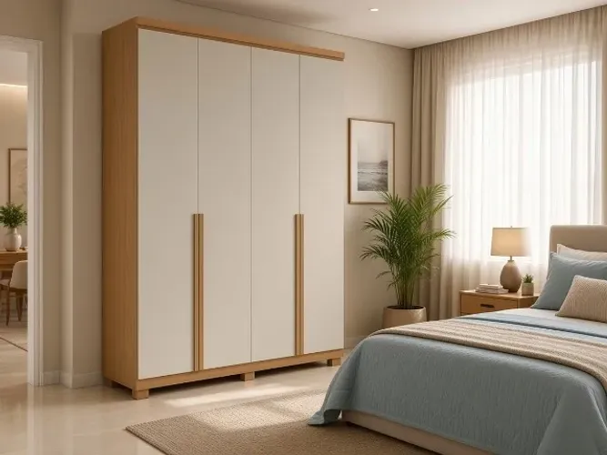 Guarda-Roupa Alonzo 4 Portas 1,53m 100% MDF (NOVO A PRONTA ENTREGA)