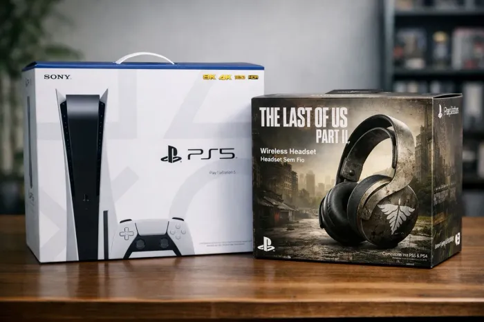 Vendo PlayStation 5 com Headser do the last of us