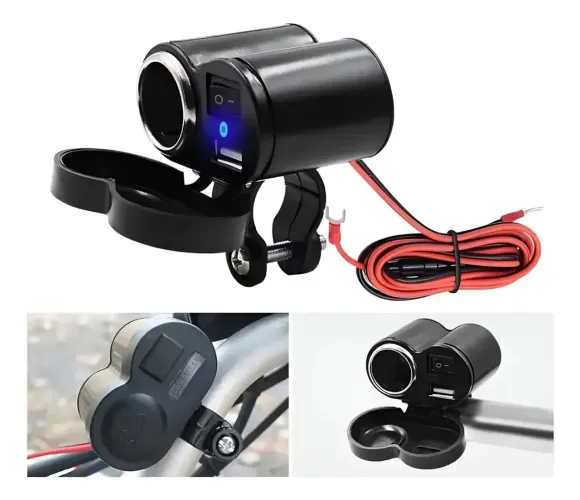 Carregador P/celular Motocicleta Dc 12-45v Cs-10