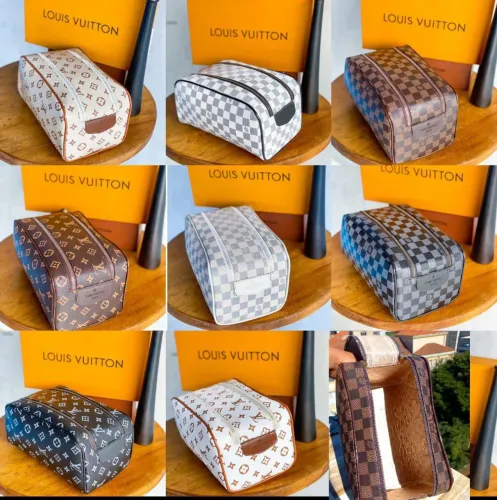 Nécessaire de Luxo Estilo LV Grande Premium - Elegante, Espaçosa e Versátil