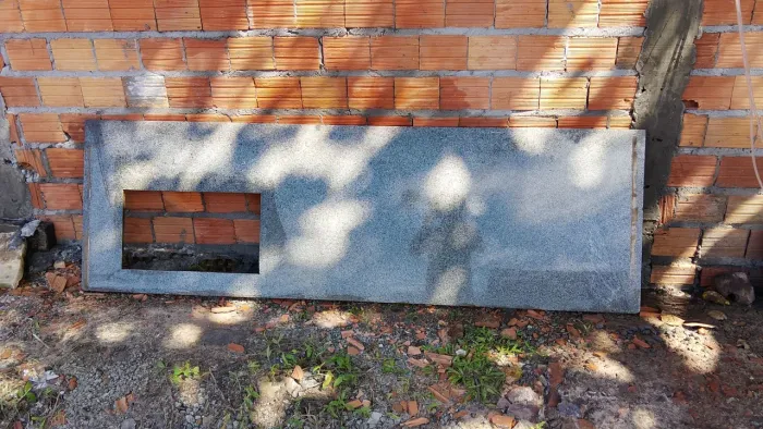 Balcão de mármore