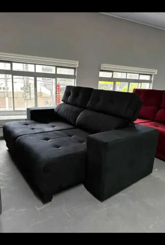 SOFA RETRATIL RECLINÁVEL NEW YORK 2MT FRETE GRÁTIS 