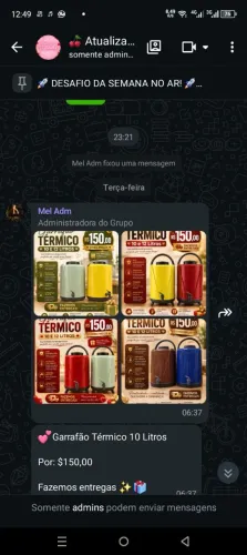GARRAFÃO TÉRMICO 10 l