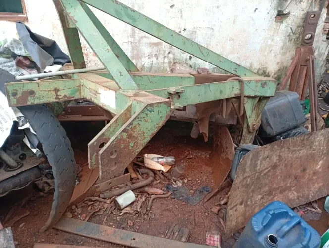 Arado para terra esteira completa 