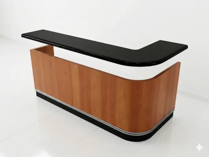 [DESCONTÃO] Tampo Granito Preto em L, 2,15 x 0,65 m - 3 x R$120 no cartão de crédito