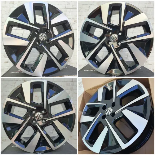 Jogo de Rodas Aro 18x6, Brw2160 Amarok Extreme, furação 4x100, Novas. 