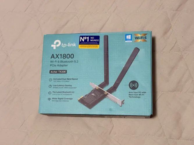 Adaptador TP-LINK Archer TX20E | Wi-fi 6 e Bluetooth 5.2 | Pci-e X1