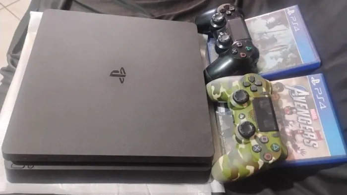PS4 Super Slim 1tb COMPLETÃO!