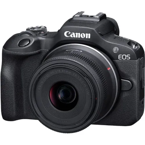 Câmera Digital Canon EOS R100 24.1MP 3.0" Lente RF-S 18-45MM IS STM - Nova na caixa!