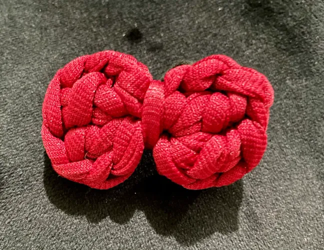 Laço para cabelo de crochê