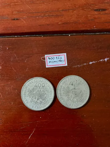 400 réis - MCMI 19001 - 2 unidades