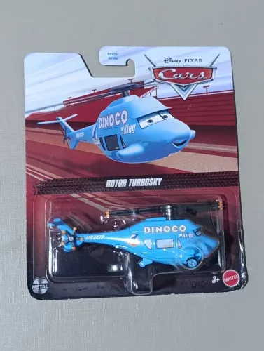 Disney Carros dinoco Rotor turbosky Pixar cars