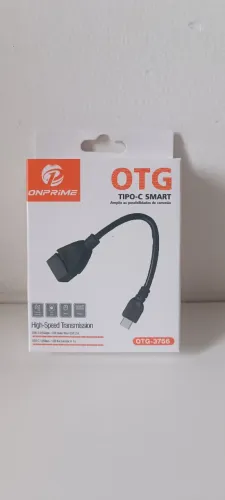 adaptador OTG da marca Onprime com conector Tipo-C para dispositivos móveis