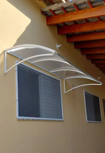 Toldo 2,00 X 1,00 Policarbonato / Aluminio