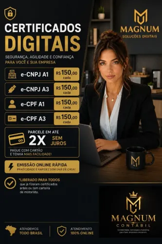 Certificado digital A1 e A3