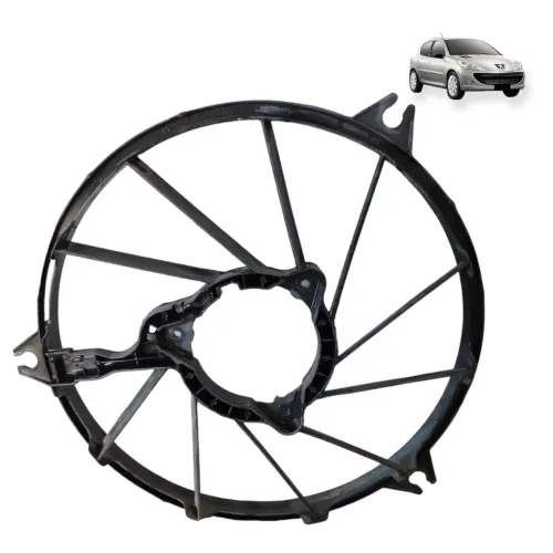 Ventoinha Motor Peugeot 207 Flex 2007 2008 2009 2010