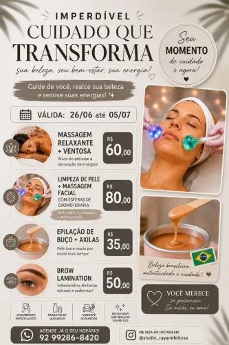 Promoção de procedimentos estéticos